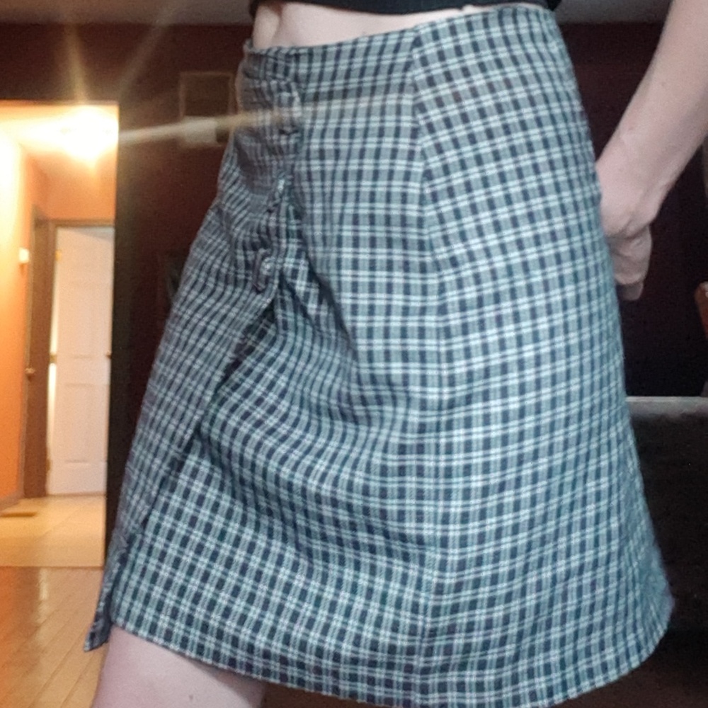 Vintage plaid skirt